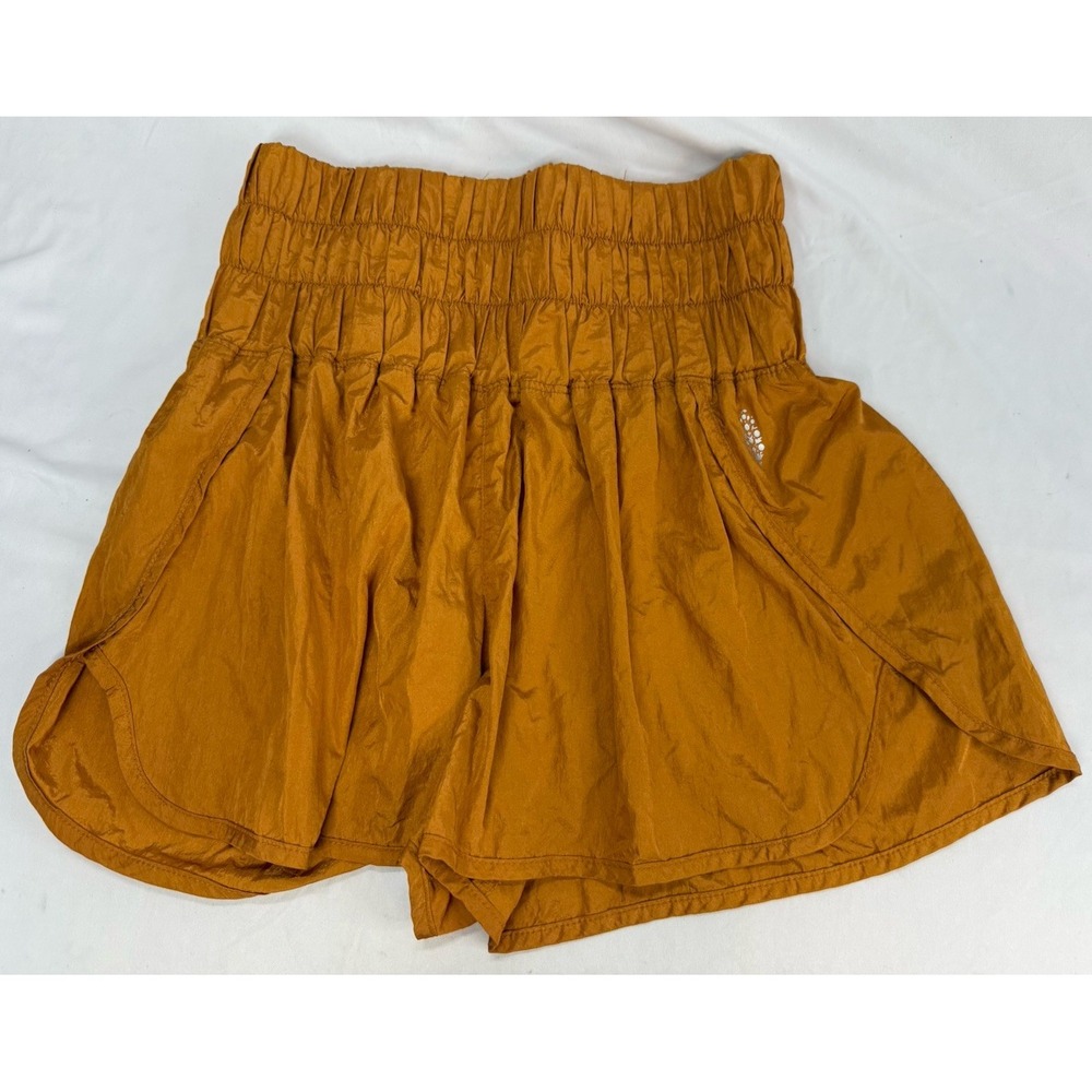 Free People Movement The Way Home Shorts Mustard Size Medium